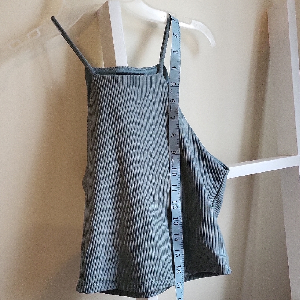 Dynamite Women's Blue Ribbed Top - Picture 5 of 5